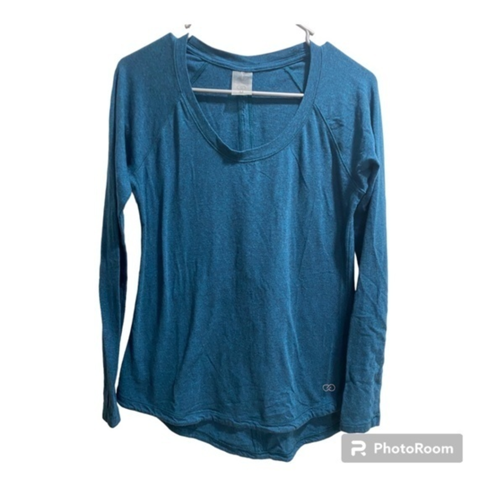 Calia by Carrie Underwood Blue Womens Long Sleeved Top‎ Size Medium